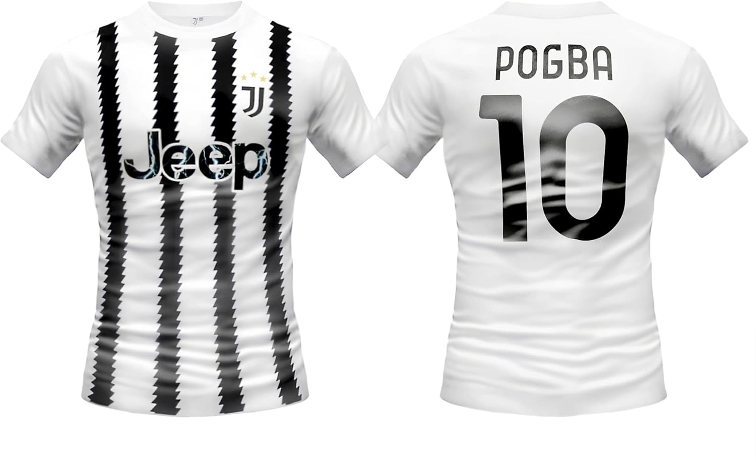 Sportbaer Maglia Calcio Stagione 2022 2023. Bianco Nera Numero Prima Maglia. Replica Ufficiale autorizzata. Taglie da Adulto e Bambino. – idea regalo juve