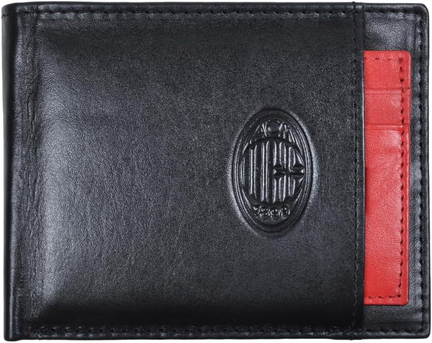 Ac Milan 143225, Accessori da Viaggio-Portafogli Unisex-Adulto, 12,5×9,5×2 cm – idea regalo milan