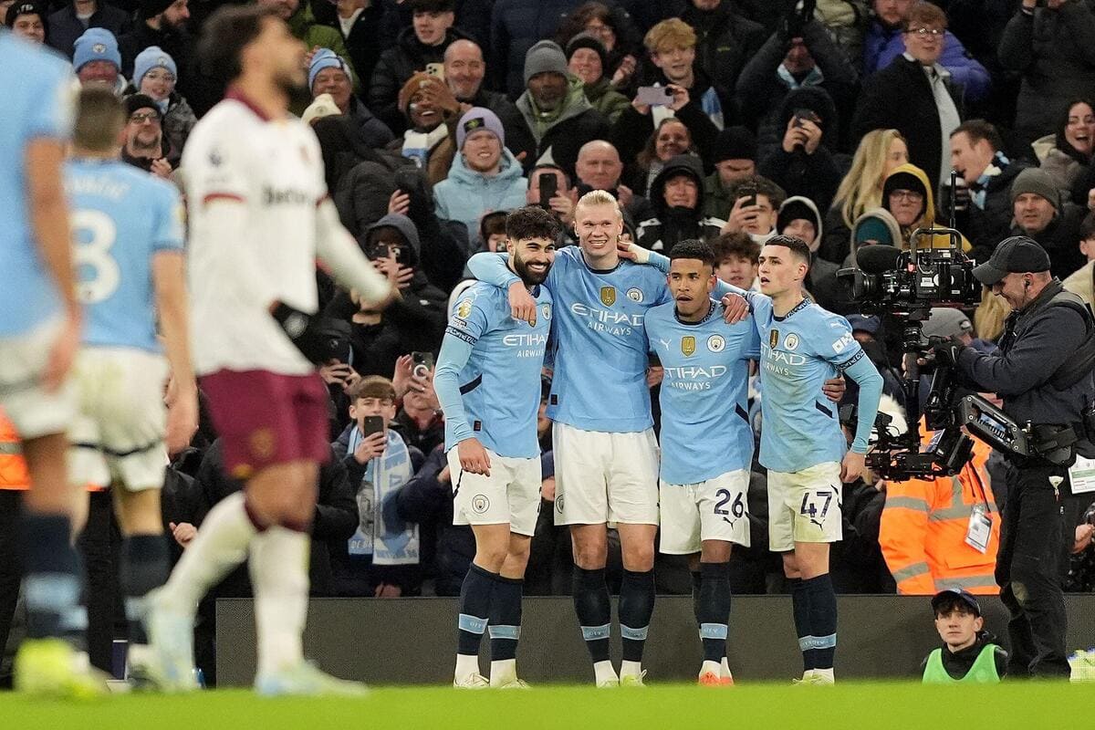 Manchester City – West Ham 4-1: Fullkrug tira indietro per gli Hammers contro il dilagante City