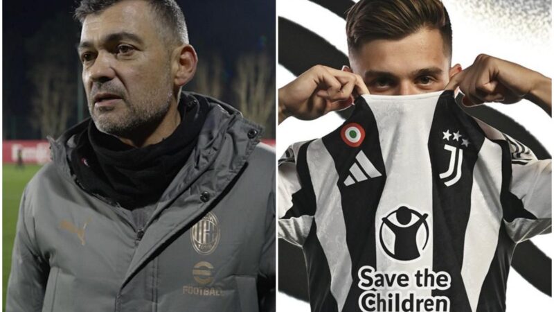 Sergio Conceiçao esordisce con il Milan… contro la Juventus di suo figlio Francisco!